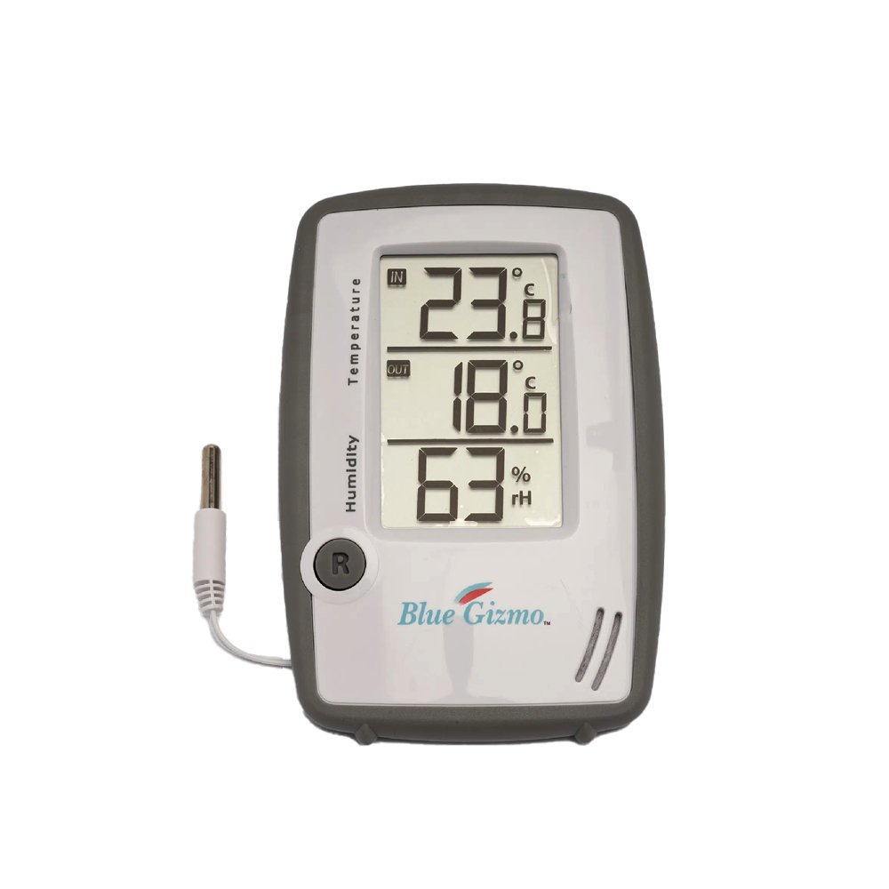 Blue Gizmo® Digital Thermo-Hygrometer With External Probe - TEM IMPORTS™