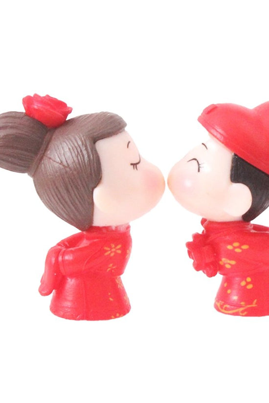 Traditional Chinese Wedding Couple Cake Topper Set - TEM IMPORTS™