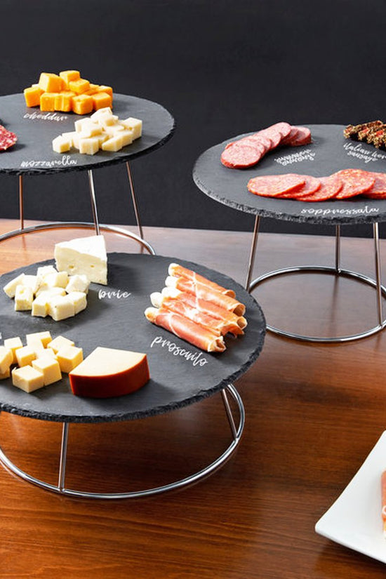 Chrome Plate Seafood Platter Stand - TEM IMPORTS™