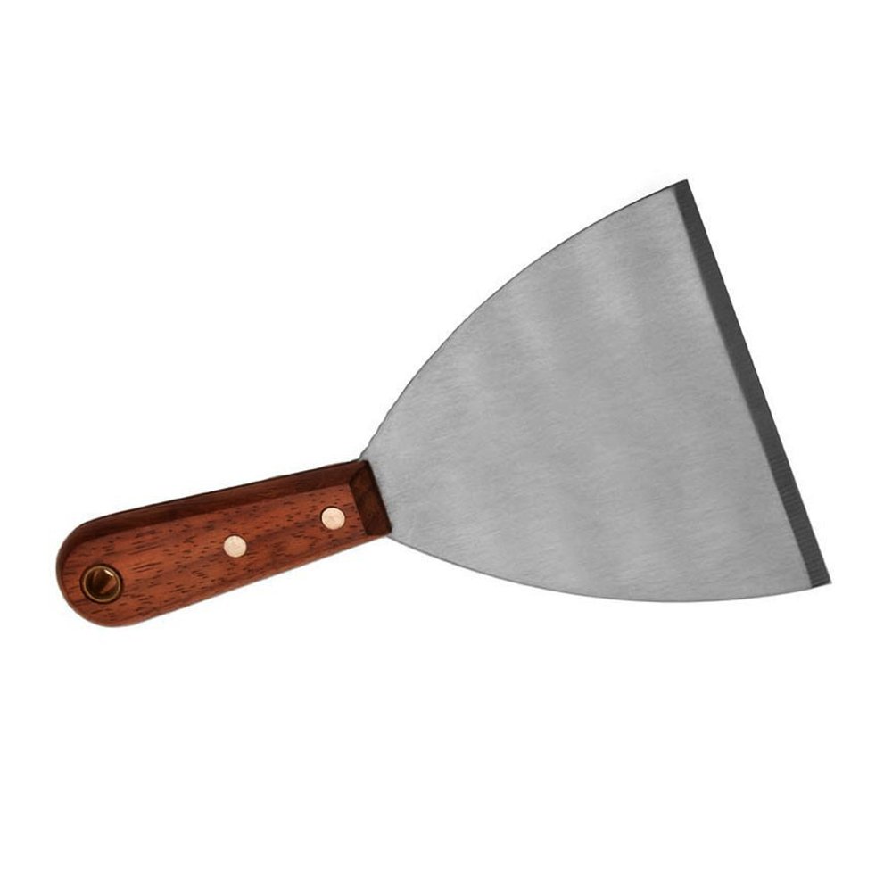 100mm Scraper Griddle Wood Handle