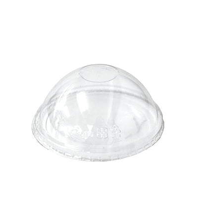 Clear PET Dome Lid To Suit 5oz White Ice Cream Cup - No Hole