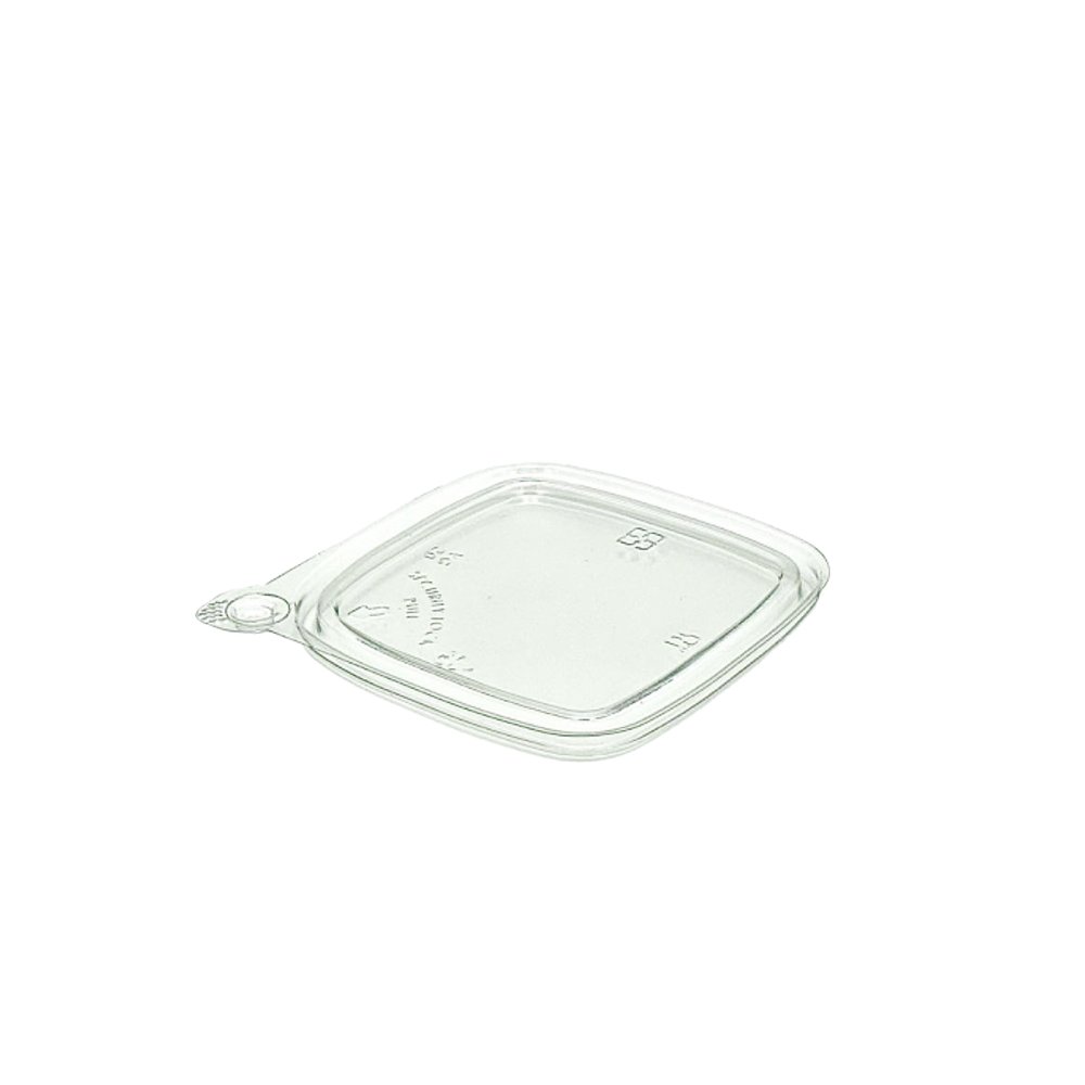 Clear PET Lid Suit Tamper Evident Square Deli Container - TEM IMPORTS™