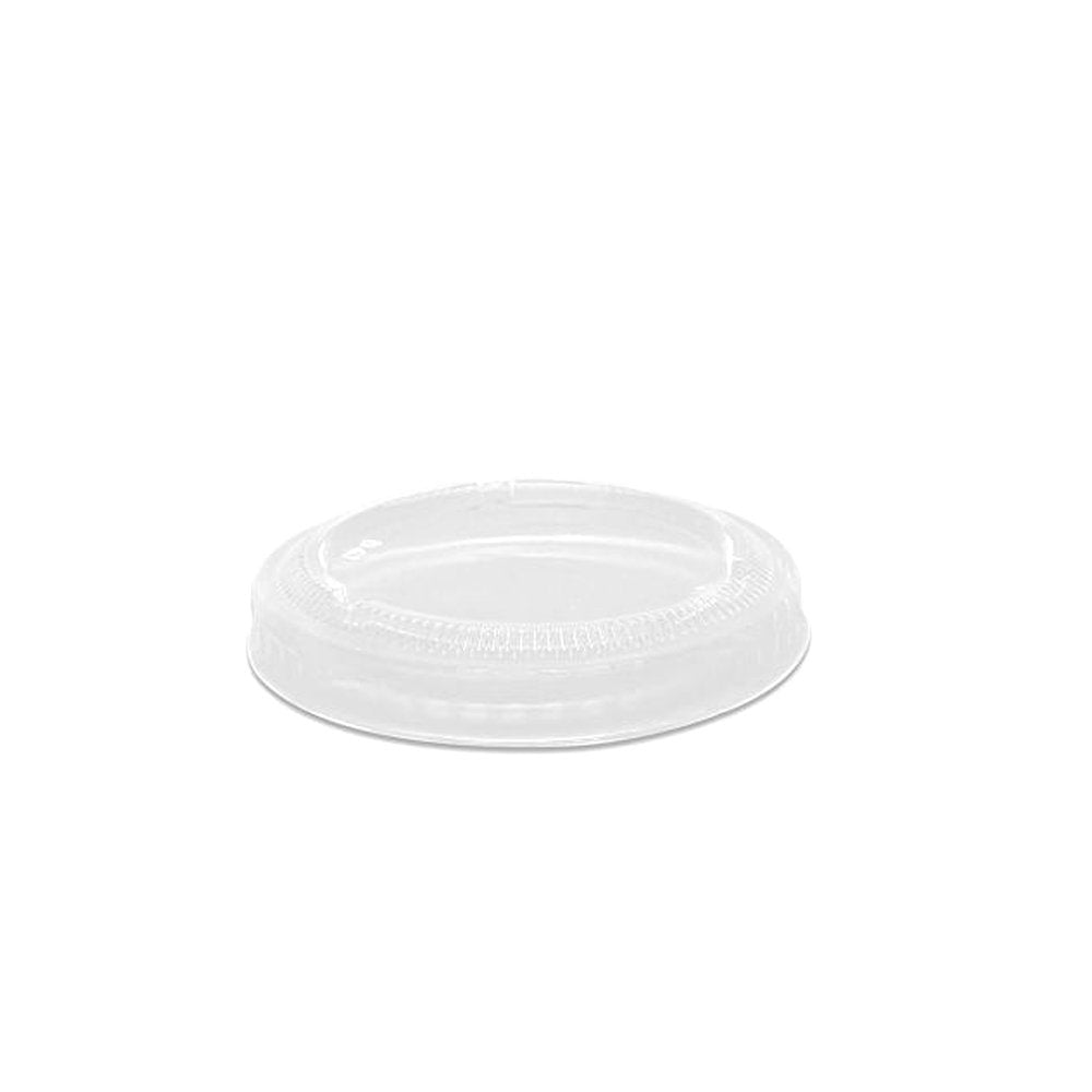 Clear PET Lid To Suit Sugarcane 1oz/2oz Sauce Cups - TEM IMPORTS™