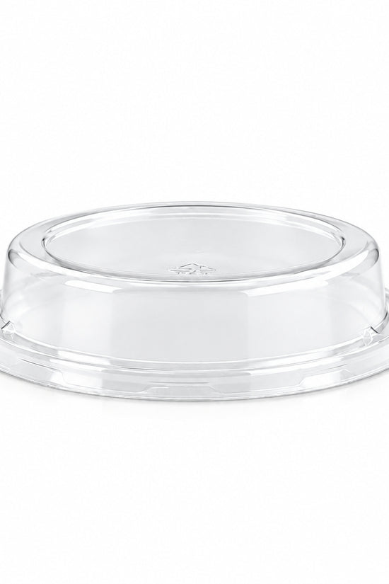 Clear PET Top Hat Lid for 550mL Sugarcane Bowls (Carton of 200)