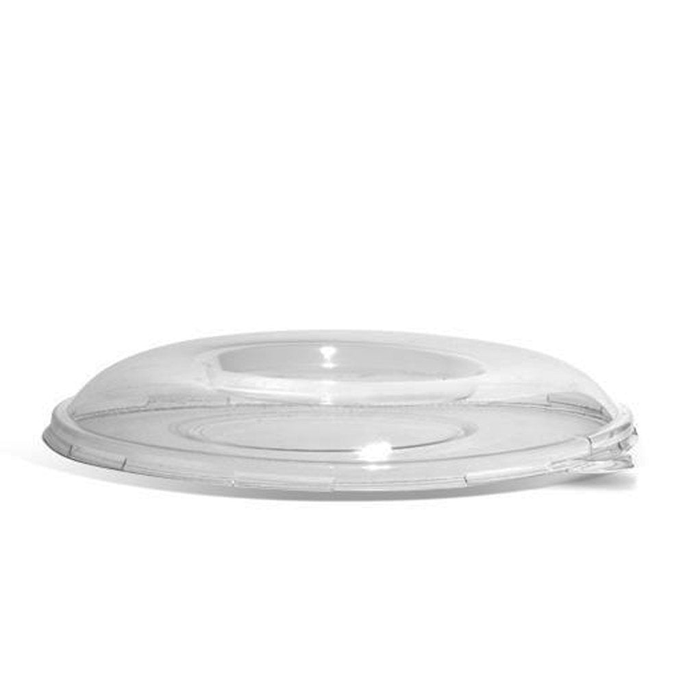 Clear PET Lid For Sugarcane Takeaway Bowls 