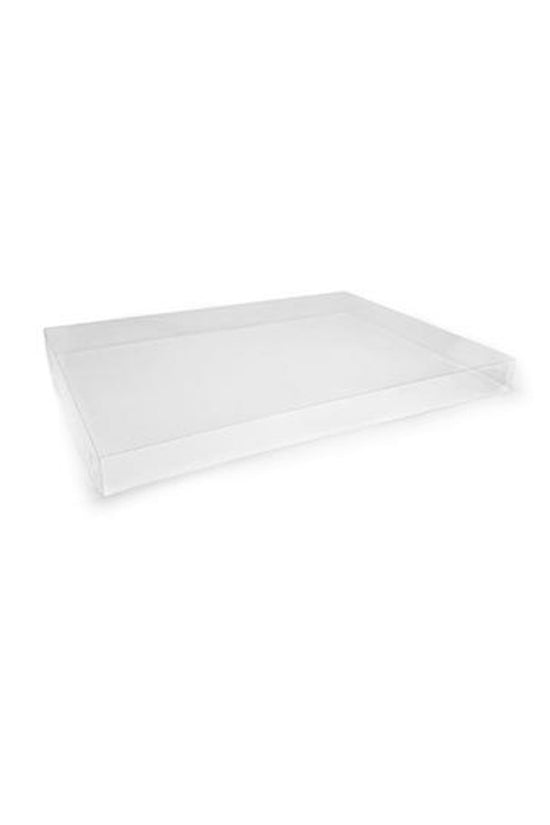 Clear RPET Lid Made For Medium Rectangular Catering Tray - TEM IMPORTS™