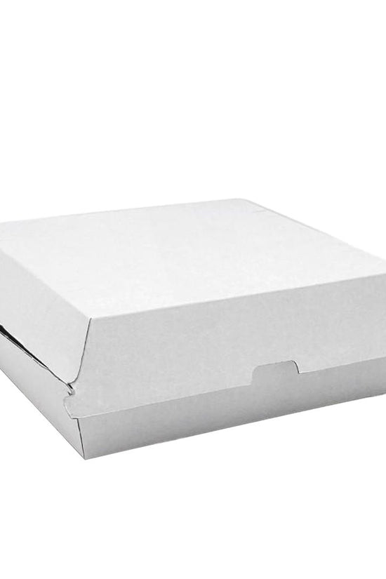 Corrugated Plain White Dinner Box - TEM IMPORTS™