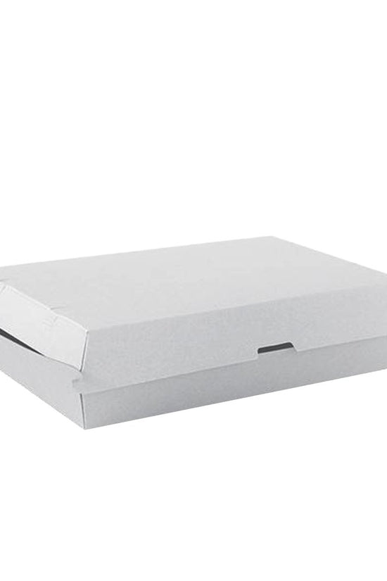 Corrugated Plain White Family Dinner Box - TEM IMPORTS™