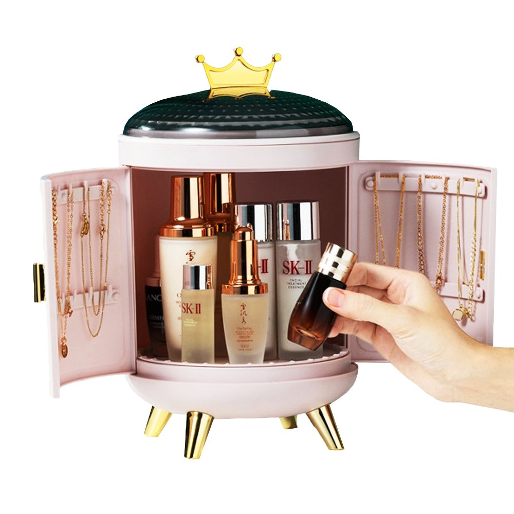 Crown Cosmetic Organiser Case