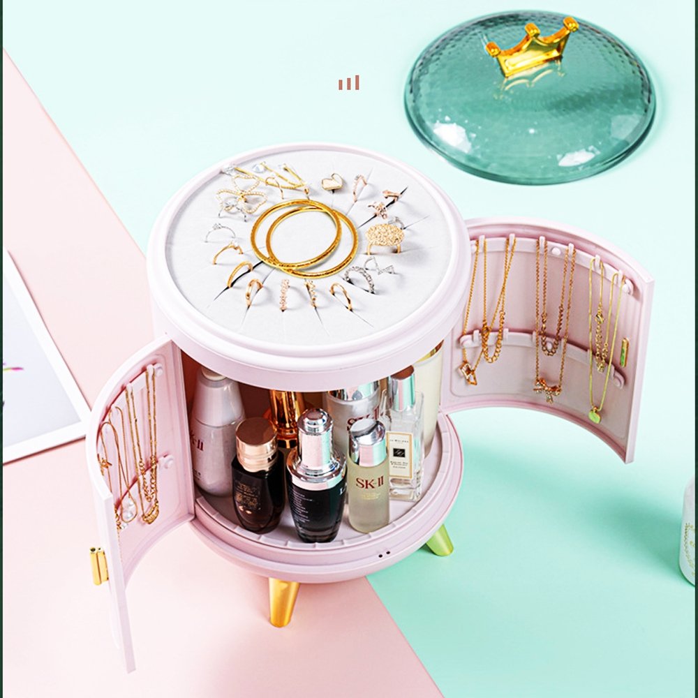 Crown Cosmetic Organiser Case