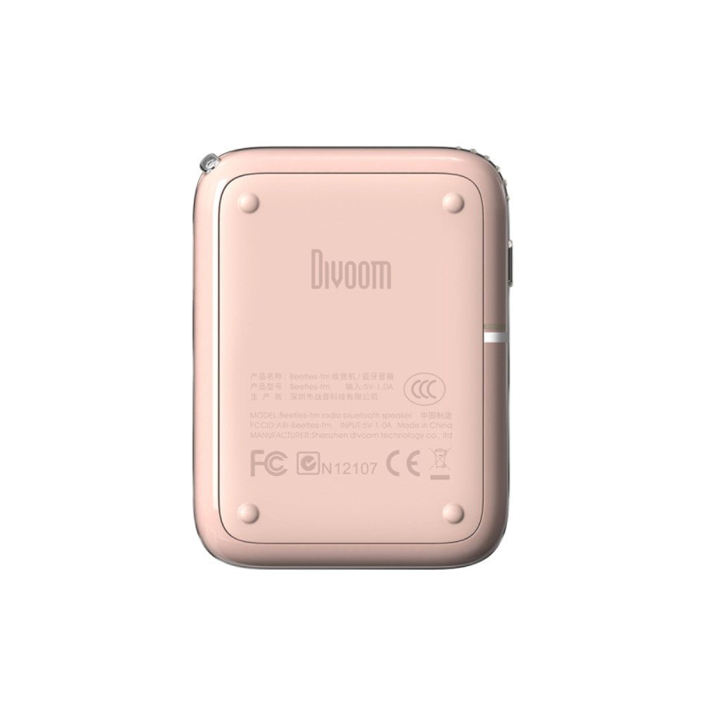 Divoom Beetle FM Speaker - Pink - TEM IMPORTS™