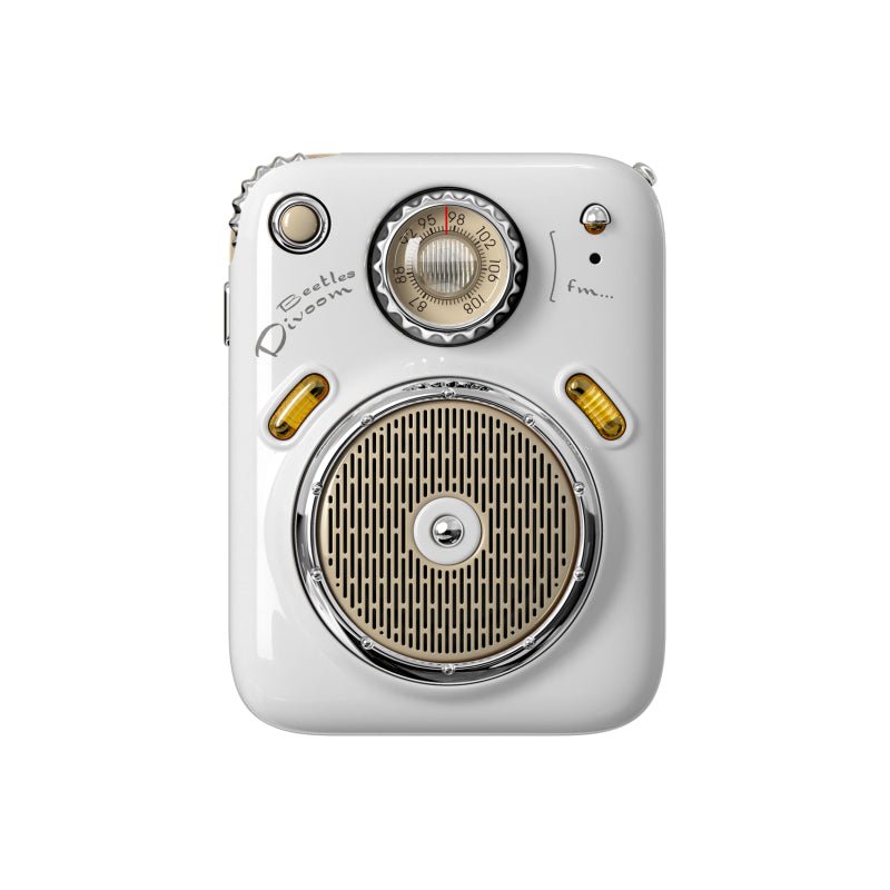 Divoom Beetle FM Speaker - White - TEM IMPORTS™