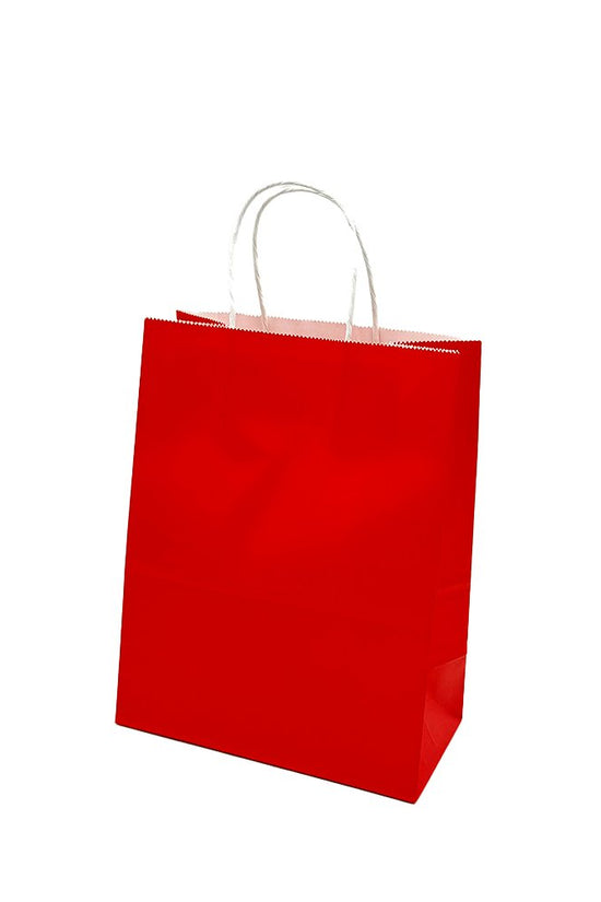 Ex Small Red Paper Twist Handle Bag - TEM IMPORTS™