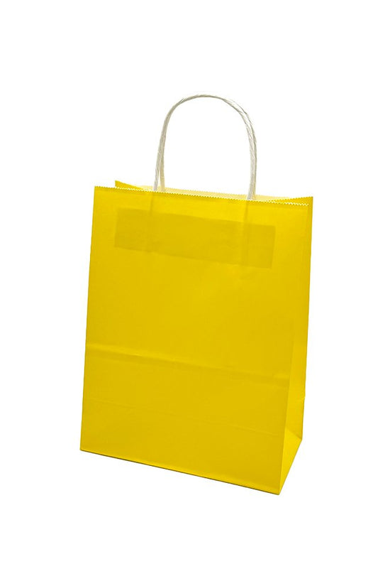 Ex Small Yellow Paper Twist Handle Bag - TEM IMPORTS™