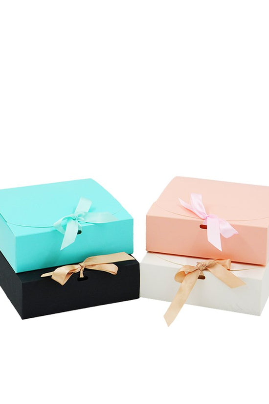 Extra Small Sleek Paper Box With Ribbon - TEM IMPORTS™
