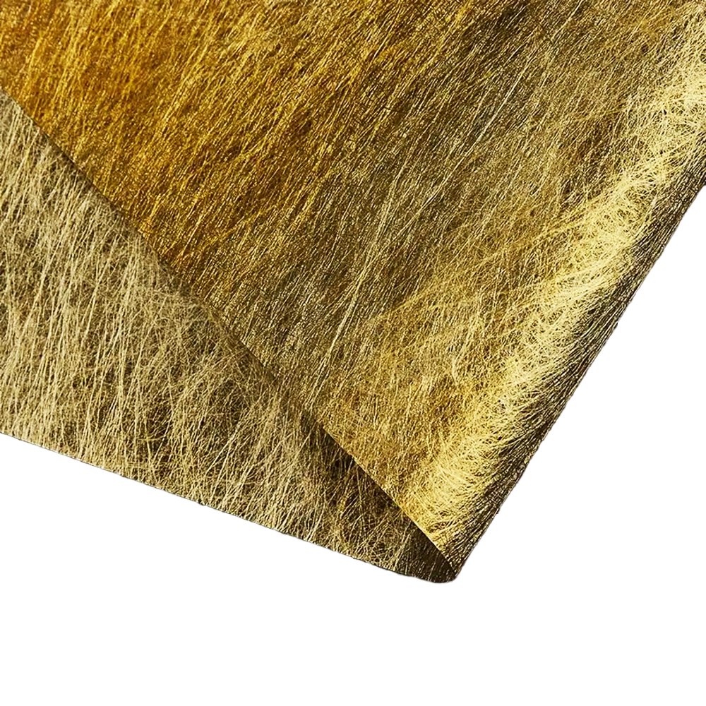 Gold Specialty Silk Wrapping Paper Sheets - Pack of 10 - TEM IMPORTS™