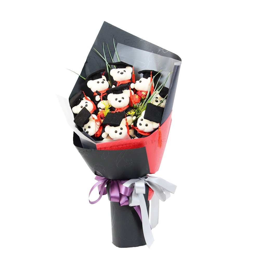 Graduation Teddy Bear Bouquet - TEM IMPORTS™