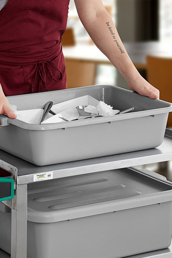 H125 KH Classik Chef Tote Box - Grey 550x390mm - TEM IMPORTS™