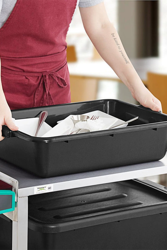 H175 KH Classik Chef Tote Box - Black 550x390mm - TEM IMPORTS™