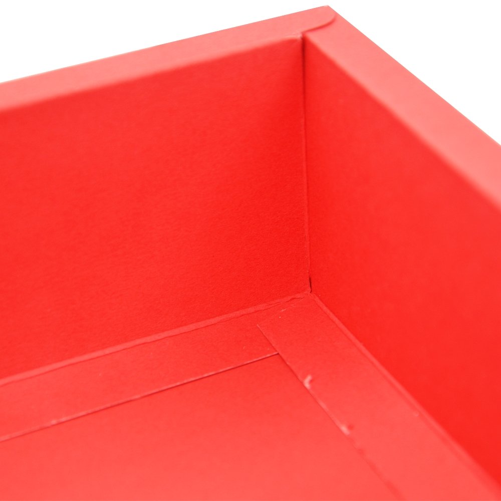 H80mm Medium Rectangular D/Wall Paper Box-Red - TEM IMPORTS™