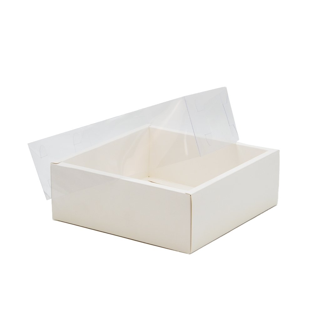 H80mm Small Square D/Wall Paper Box-White - TEM IMPORTS™