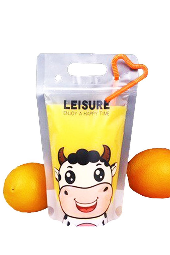 Happy Cow Print Reusable Ziplock Bag-Pk50 - TEM IMPORTS™