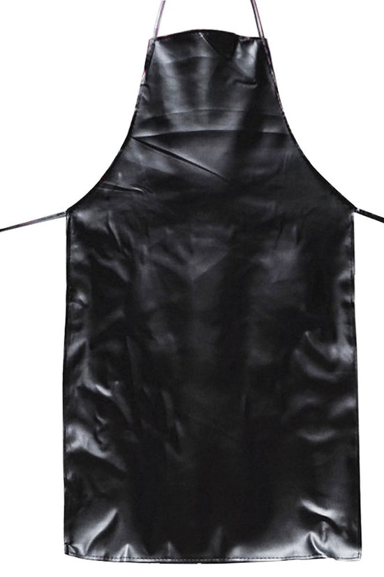 Heavy Duty PVC Bib Apron - Large Black - TEM IMPORTS™