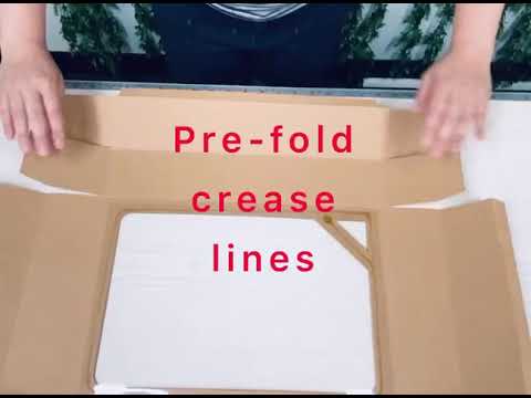 Large Thick Kraft Paper Box With Window Lid - Pack of 25