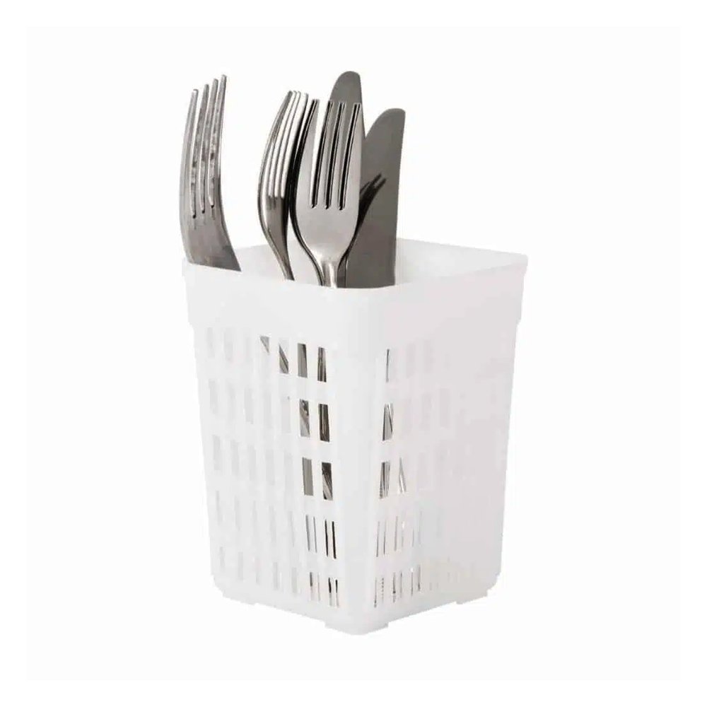 KH Classik Chef Cutlery Basket Square White - TEM IMPORTS™