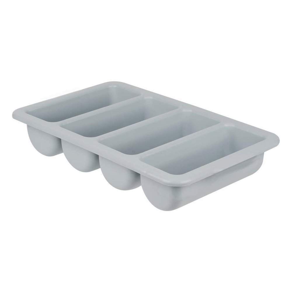 KH Classik Chef Cutlery Box 4 Compartment - Grey - TEM IMPORTS™