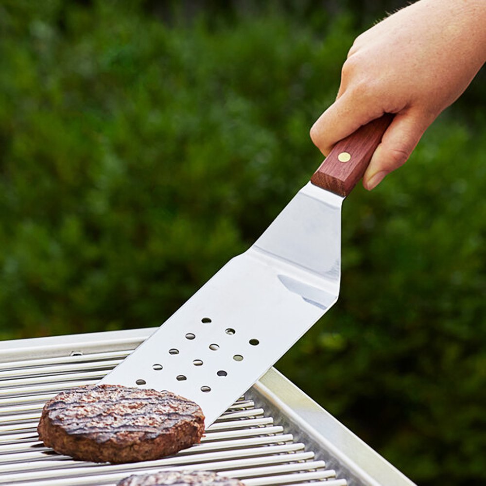 KH Classik Chef Turner Flexible Perforated Wood Handle - TEM IMPORTS™