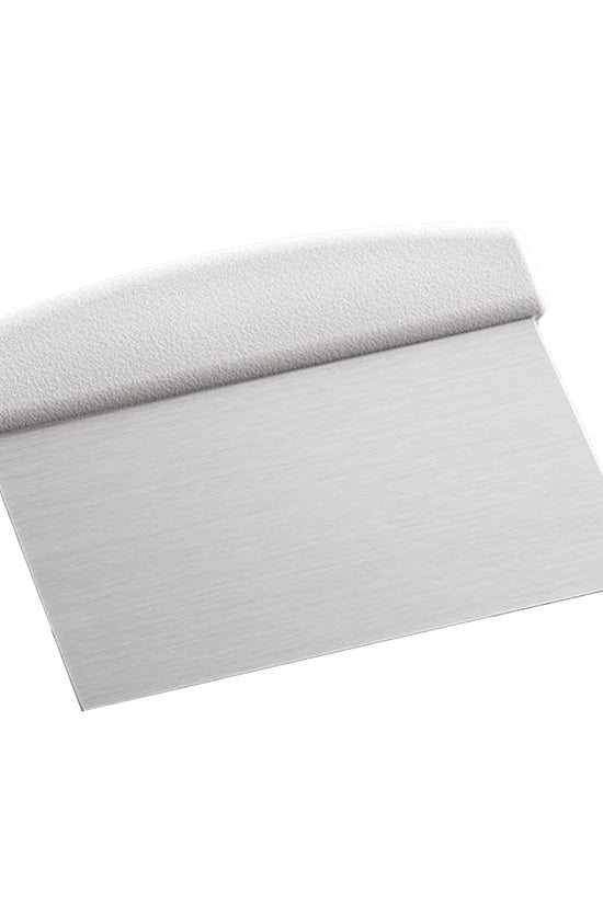 KH Dough Scraper Plastic Stainless Steel - White - TEM IMPORTS™