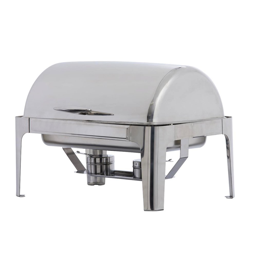 KH Full Size Roll Top Chafer Stainless Steel - TEM IMPORTS™