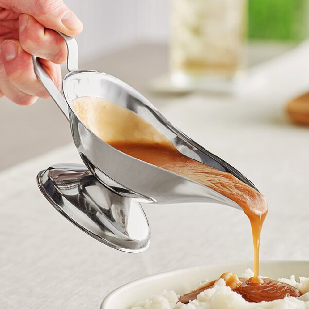 KH Gravy Boats Stainless Steel - 8oz - TEM IMPORTS™