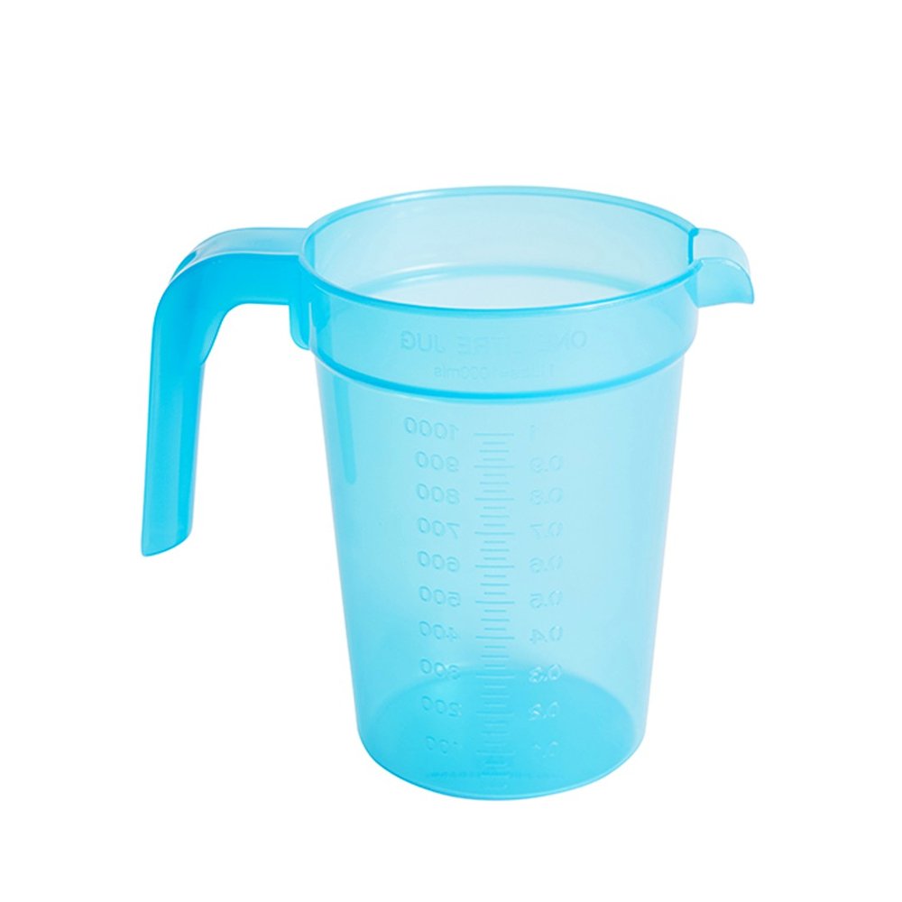 KH Healthcare Traditional Graduated Jug 1Lt Blue - TEM IMPORTS™