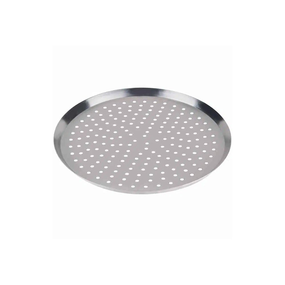 KH Pizza Tray Aluminium Perforated Made In Australia - 250mm - TEM IMPORTS™