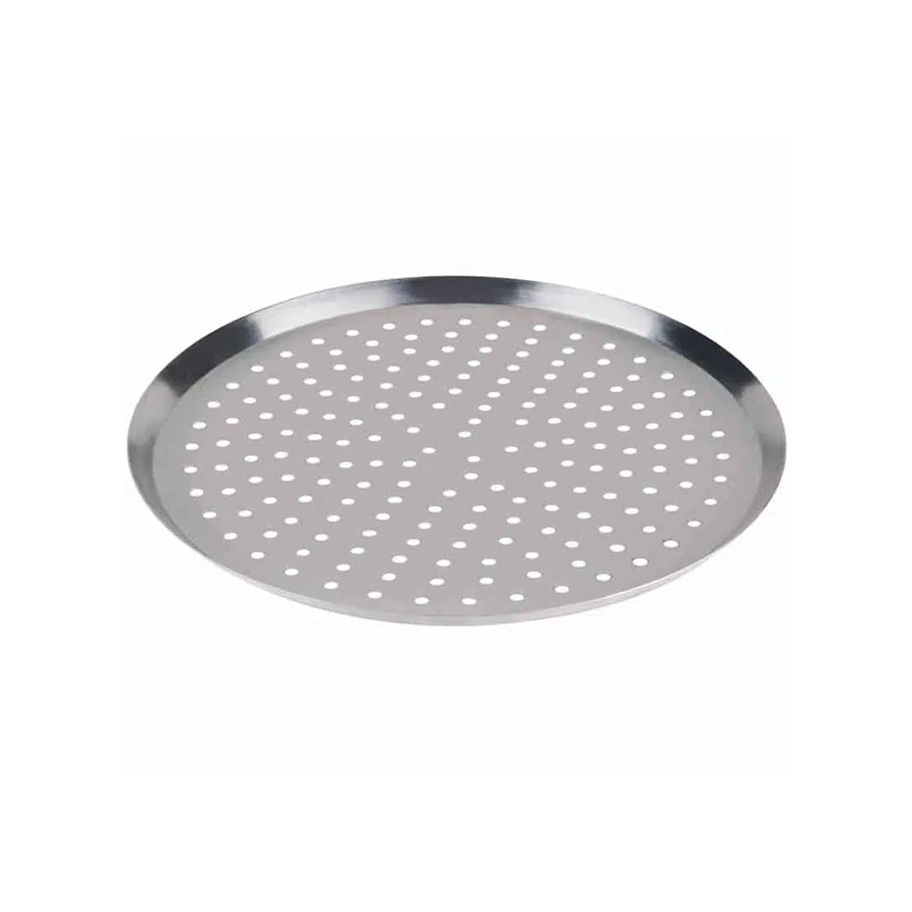 KH Pizza Tray Aluminium Perforated Made In Australia - 280mm - TEM IMPORTS™