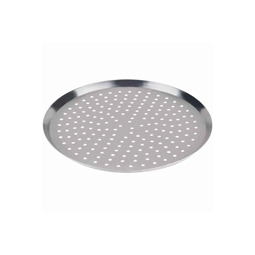 KH Pizza Tray Aluminium Perforated Made In Australia - 300mm - TEM IMPORTS™