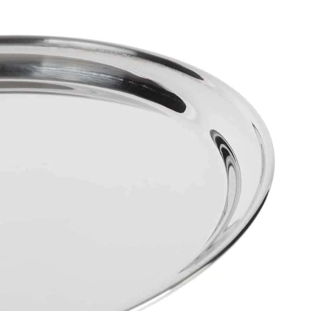 KH Round Platter Stainless Steel Tray - 250mm - TEM IMPORTS™