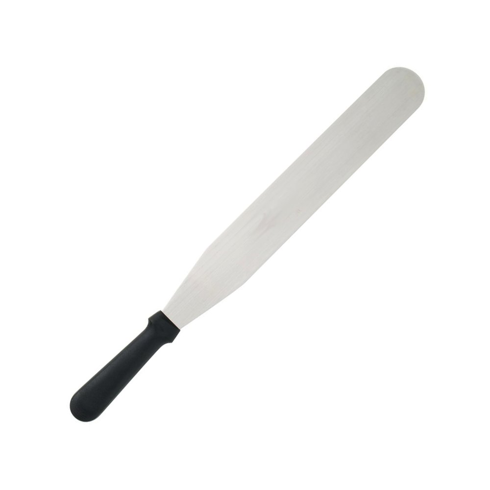 Plastic Black Handle Straight Blade Stainless Steel  - 300