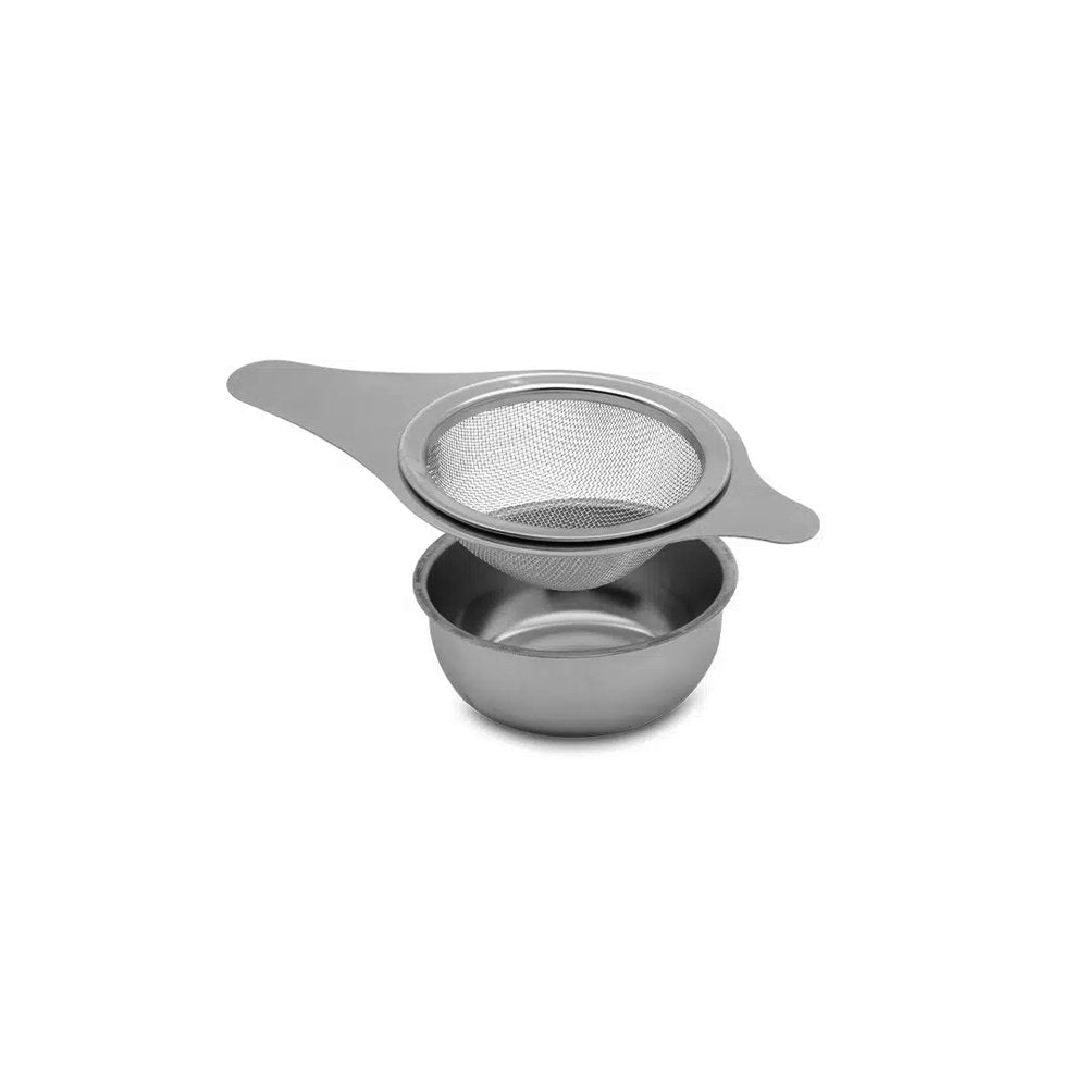 KH Tea Strainer Drip Bowl 18/8 Stainless Steel Large - TEM IMPORTS™