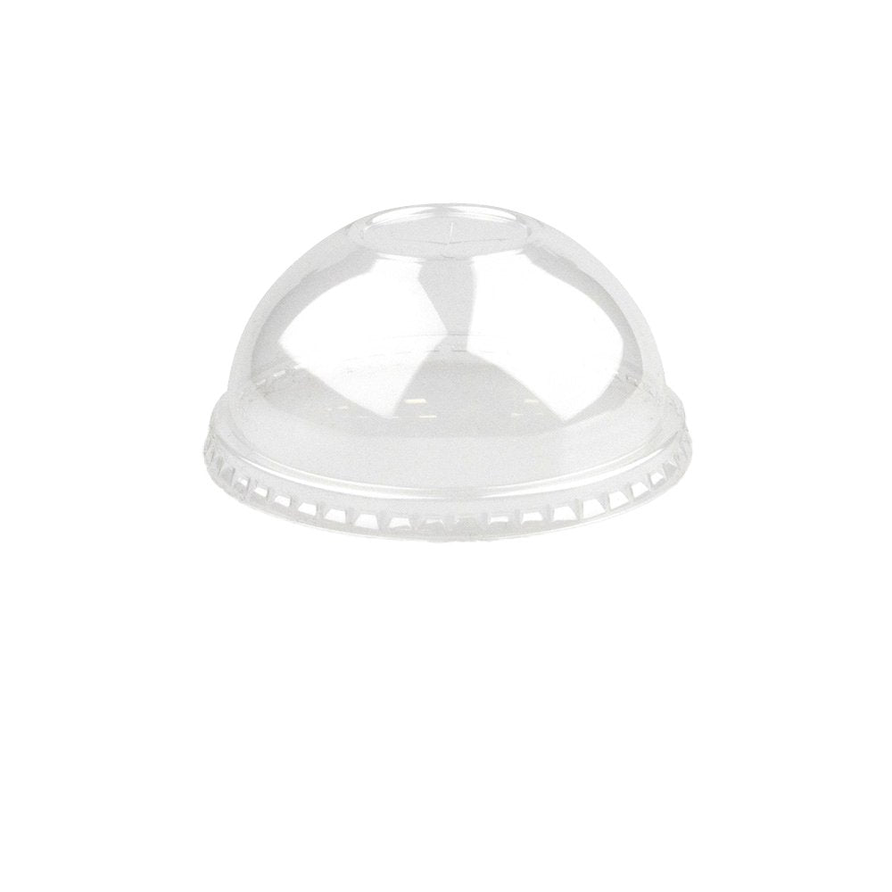 Large (90mm) Clear PET Dome Cold Paper BioCup Lid - 1000/ctn - TEM IMPORTS™