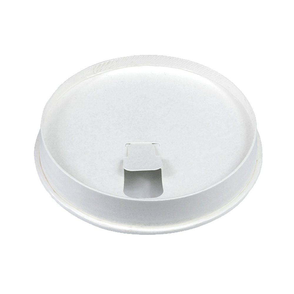 Large (90mm) Paper Flat BioCup Lid - 1000/CTN - TEM IMPORTS™