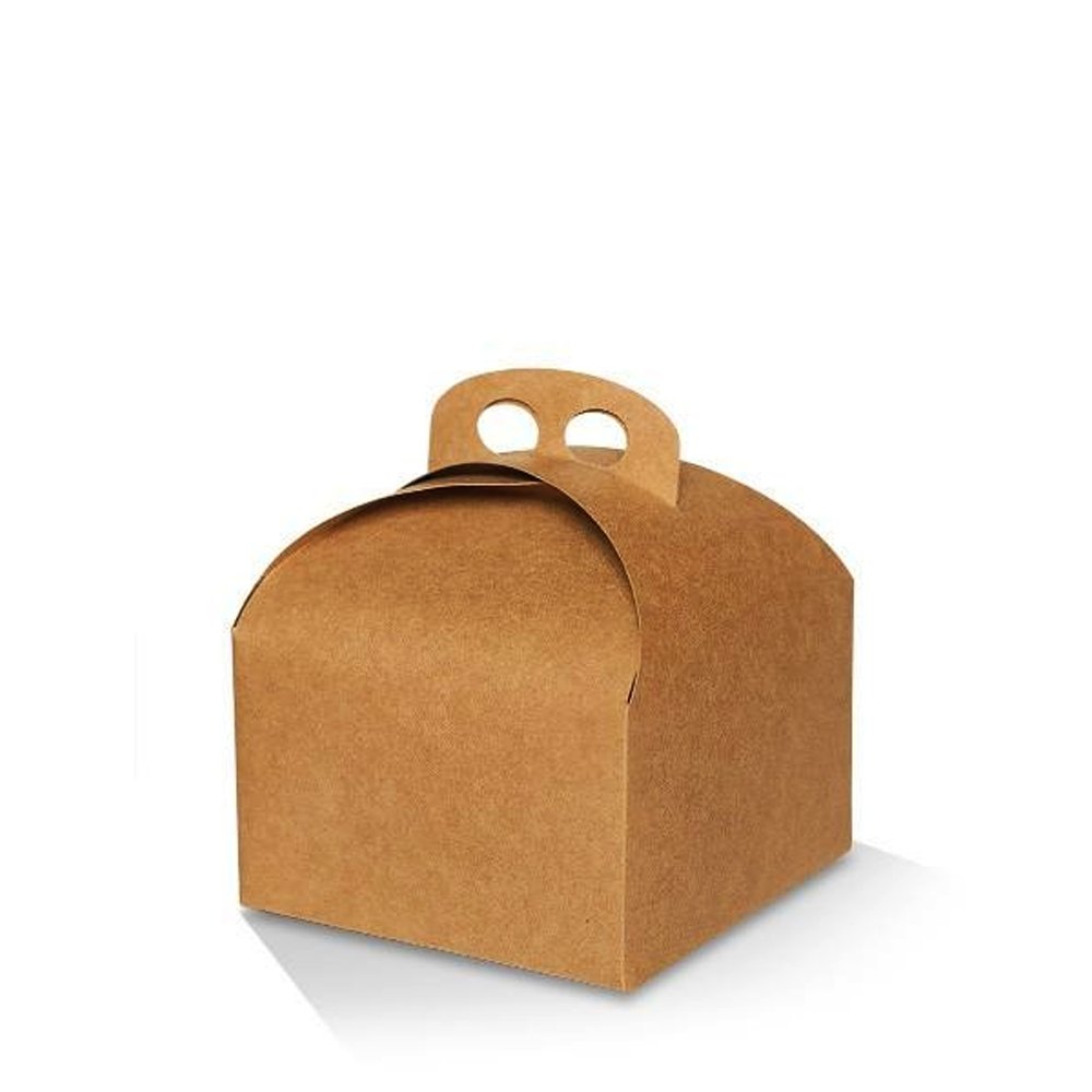 Large Kraft Cake Box With Handle