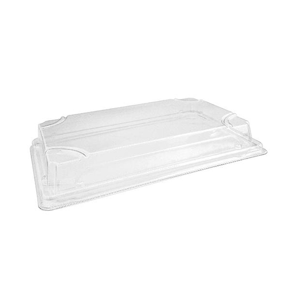 Clear PET Lid Suit Large Natural Sugarcane Sushi Tray