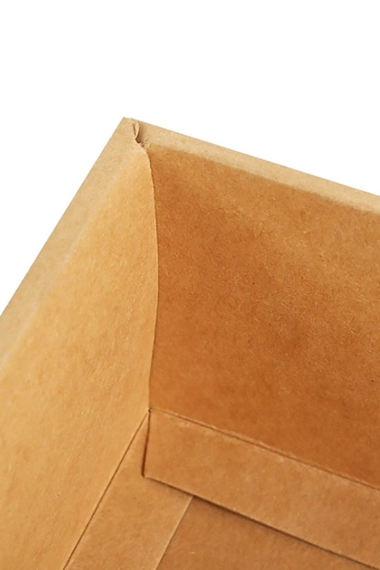 Large Thick Kraft Paper Box With Window Lid - TEM IMPORTS™