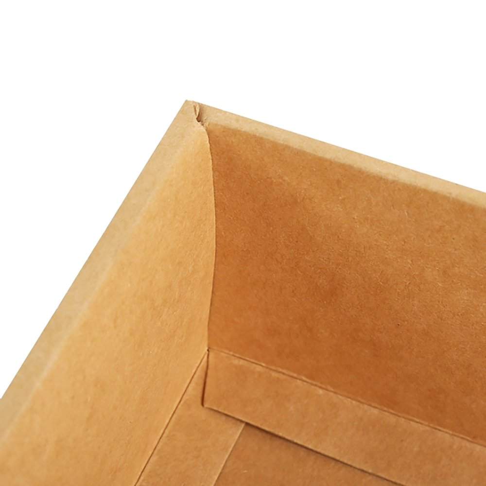 Large Thick Kraft Paper Box With Window Lid - TEM IMPORTS™