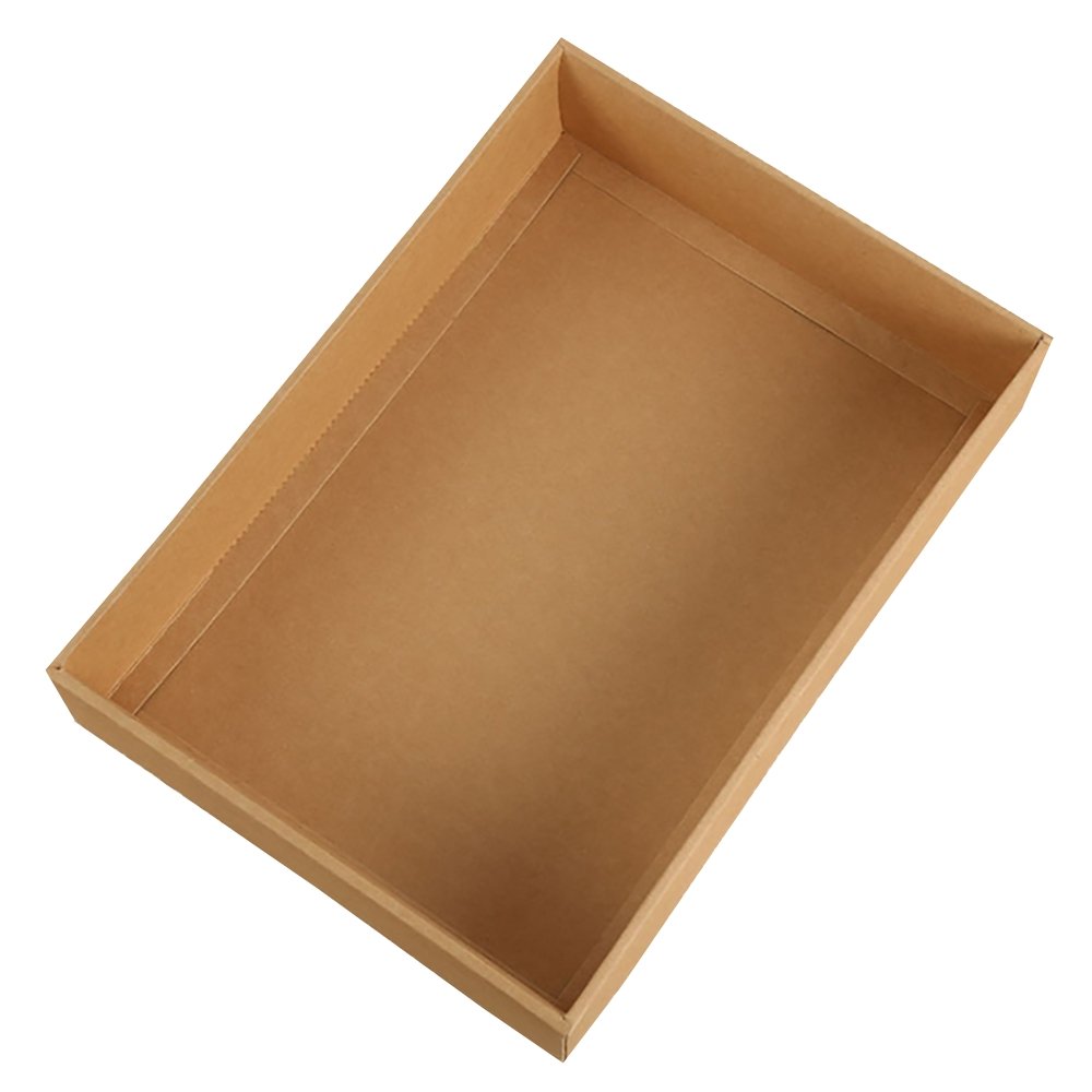 Large Thick Kraft Paper Box With Window Lid - TEM IMPORTS™