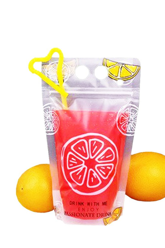 23x13 Printed Lemon Reusable Ziplock Bag