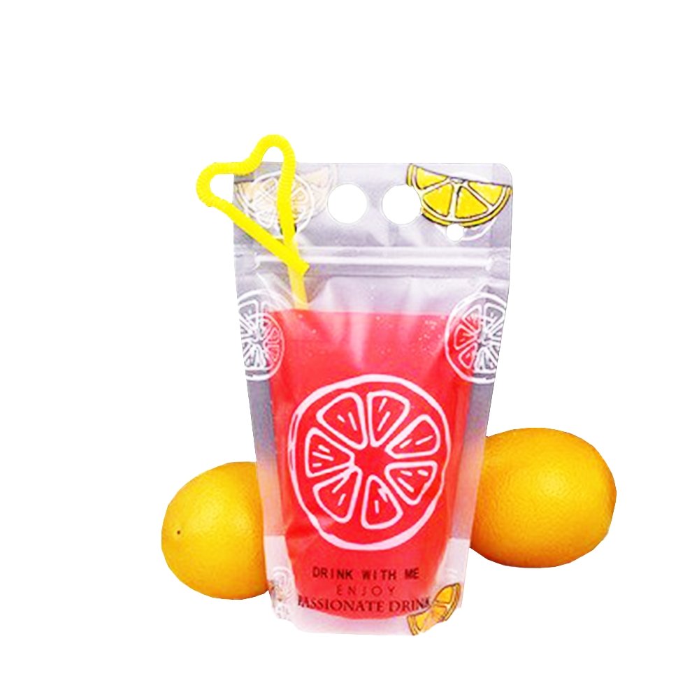 23x13 Printed Lemon Reusable Ziplock Bag